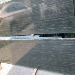 Forest green marble slabs